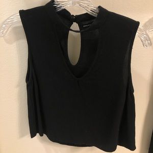 KENDALL + KYLIE Keyhole Cutout Crop Top
